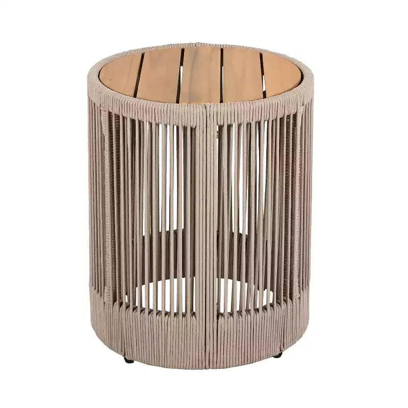 Table d'appoint rustique moderne