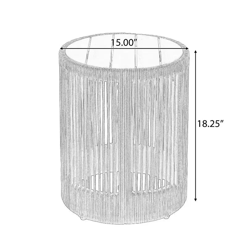 Table d'appoint rustique moderne