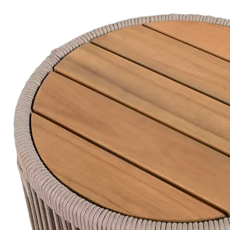 Table d'appoint rustique moderne