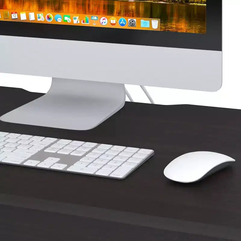 Bureau informatique en forme de L, 134 cm, bureau d'angle pour étude/écriture