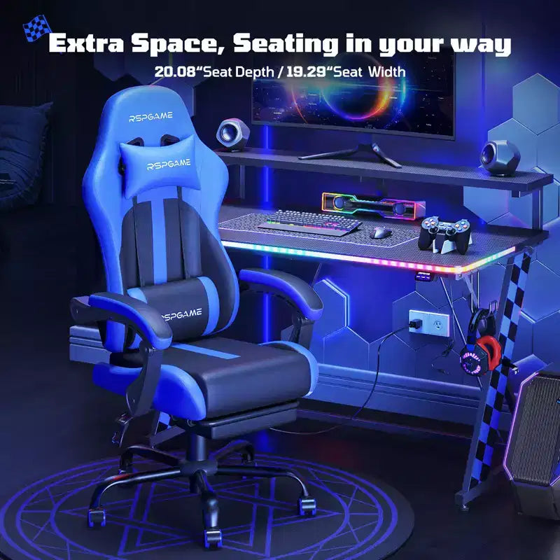 Fauteuils de bureau ergonomiques basiques en cuir PU pour adultes