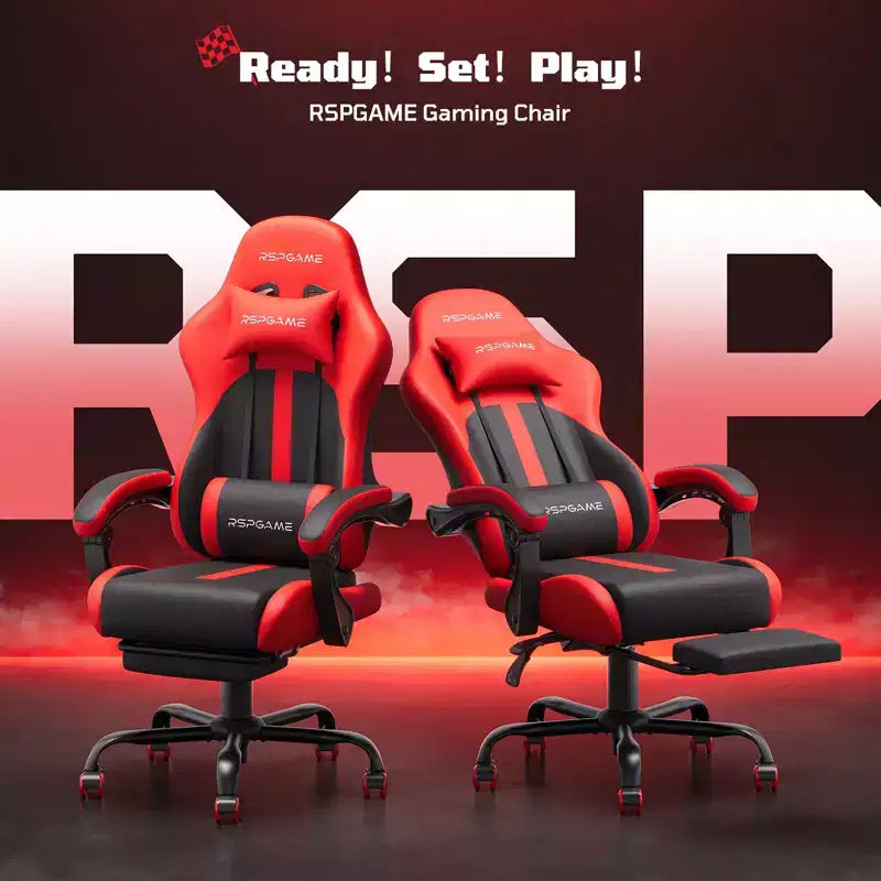 Fauteuils de bureau ergonomiques basiques en cuir PU pour adultes