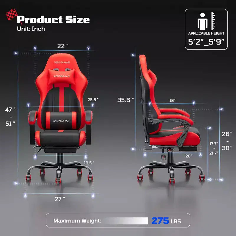Fauteuils de bureau ergonomiques basiques en cuir PU pour adultes