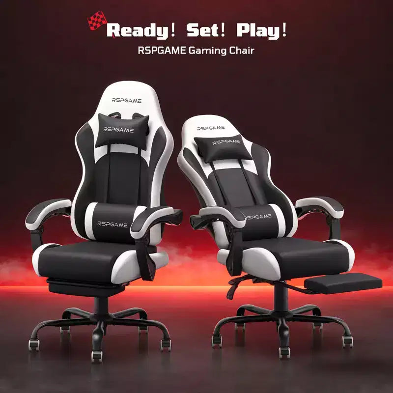 Fauteuils de bureau ergonomiques basiques en cuir PU pour adultes