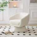 Fauteuil d'appoint de loisirs en bois moderne et rembourré avec piètement carré élargi