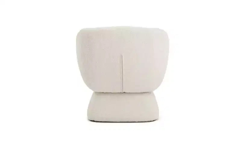 Fauteuil d'appoint de loisirs en bois moderne et rembourré avec piètement carré élargi