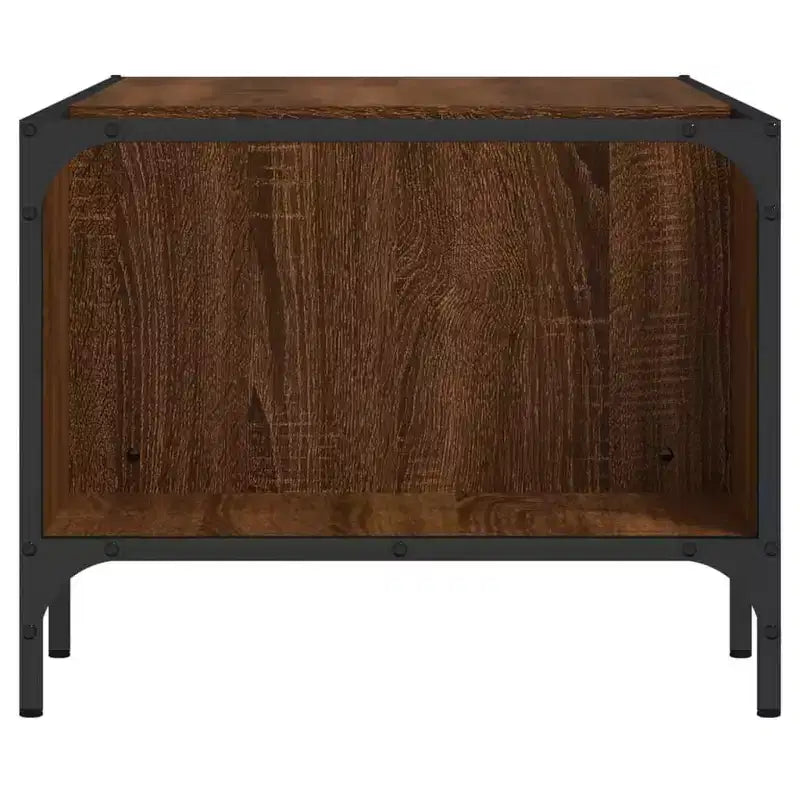 Table basse avec étagère d'appoint en bois d'ingénierie