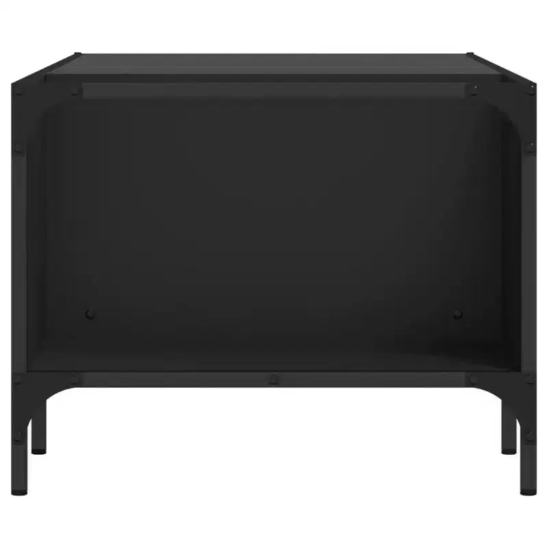 Table basse avec étagère d'appoint en bois d'ingénierie