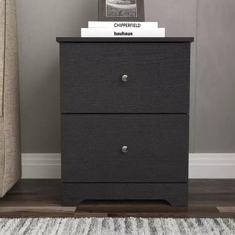 Galano Modern 2-Drawer Nightstand 18.7 W 15.7 D 23.7 H