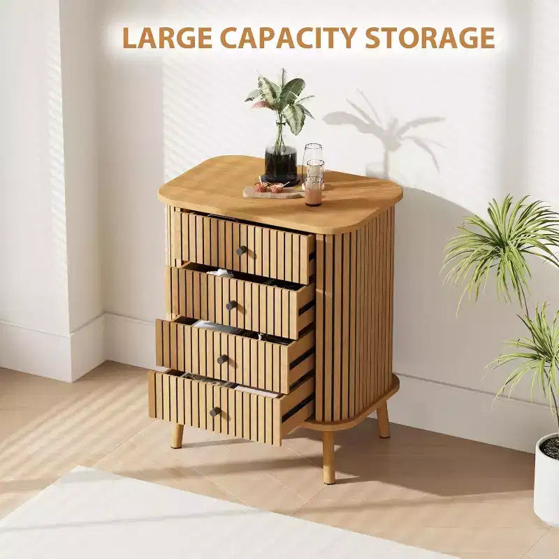 Commodes Commode de Chevet Rangement Spacieux