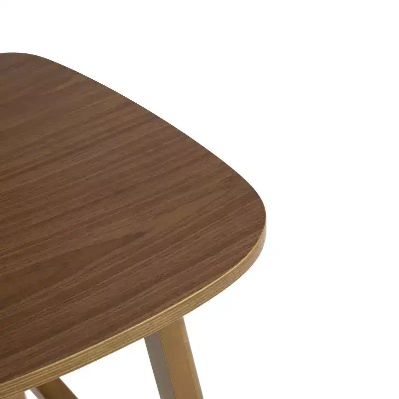 Tabourets de bar en bois d'hévéa à hauteur de comptoir avec repose-pieds