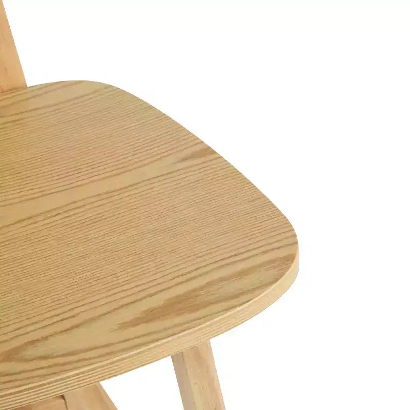 Tabourets de bar en bois d'hévéa à hauteur de comptoir avec repose-pieds