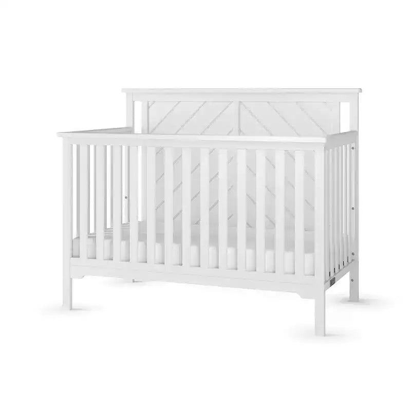 Lit de bébé convertible 4-en-1, 3 positions de matelas, Fini sécuritaire pour bébé