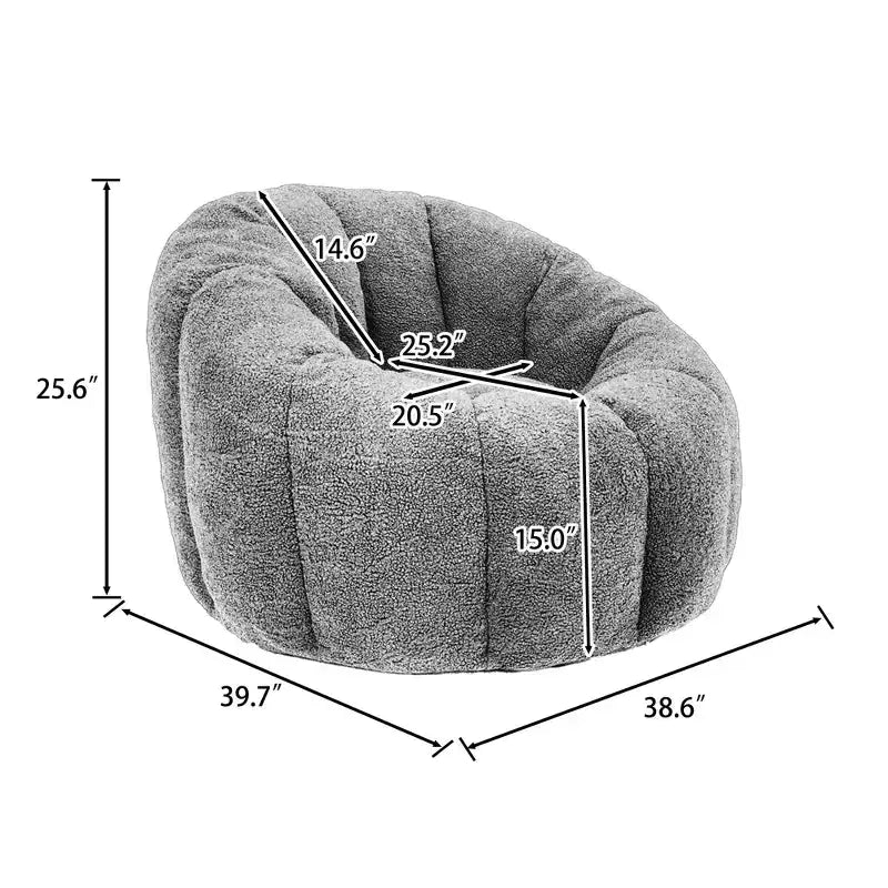 Fauteuil poire géant en tissu, canapé paresseux, canapé poire, chaise de sol moderne