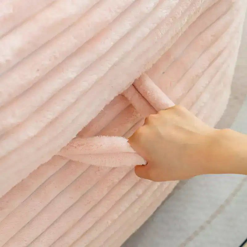 Pouf poire en velours côtelé, canapé moderne pour se détendre