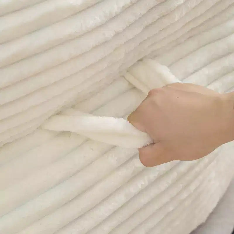 Pouf poire en velours côtelé, canapé moderne pour se détendre