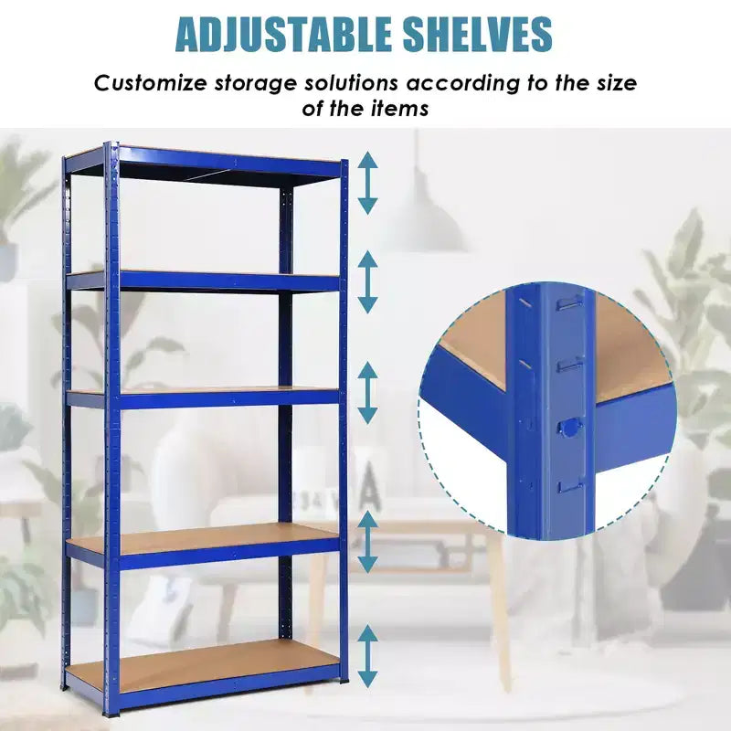 Étagère de rangement robuste en acier pour garage
