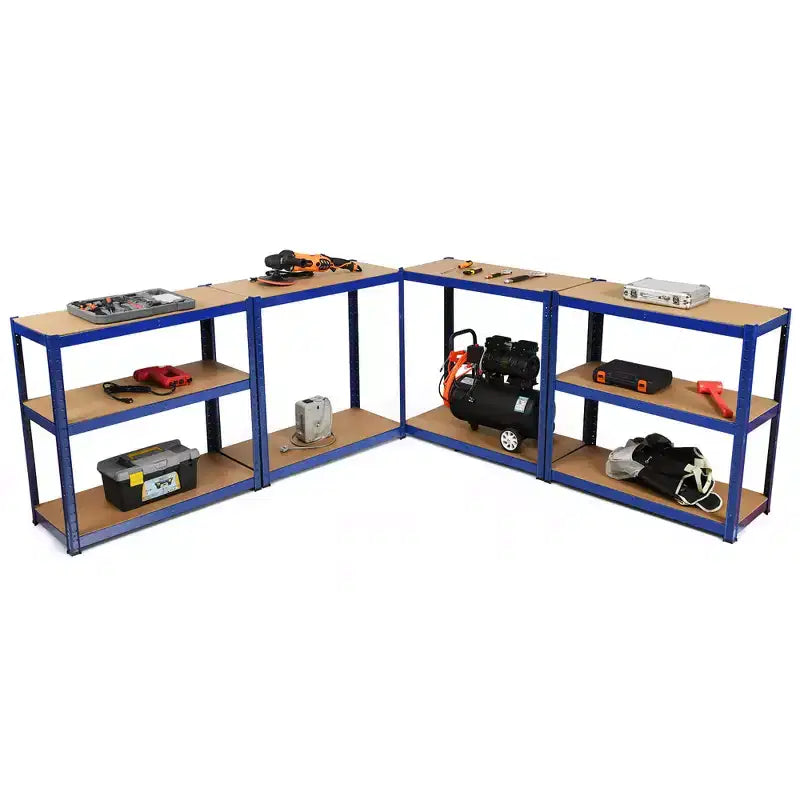 Étagère de rangement robuste en acier pour garage