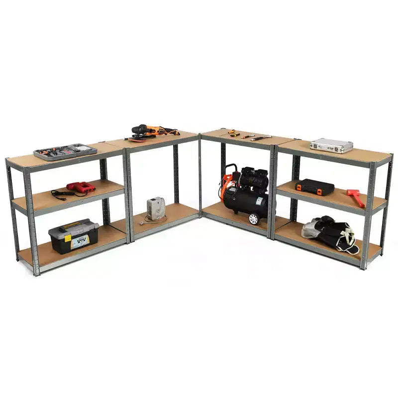 Étagère de rangement robuste en acier pour garage